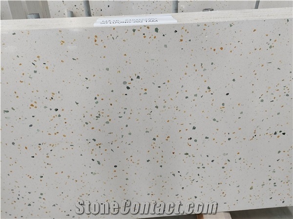 Marble Looks White Artificial Stone Slabs, Natural Stone Looks Quartz Stone