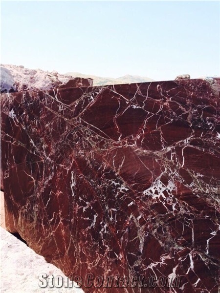 Rosso Levanto Marble Blocks