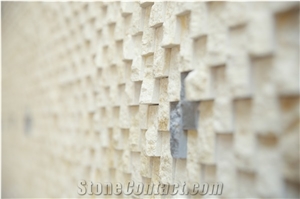 Beige Marble Stone Split Mosaic
