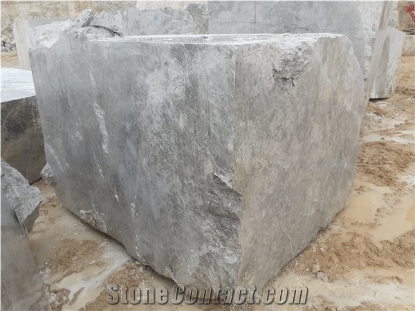 Tundra Grey Marble Block, Turkey Grey Marble Blocks
