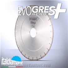 Evogres Plus Diamond-Disc Cutting Blades for Compact Sintered Surfaces