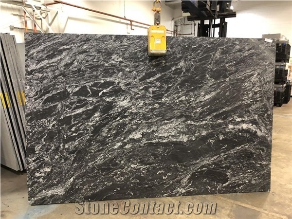 Silver Wave Granite Leather Finish Slabs
