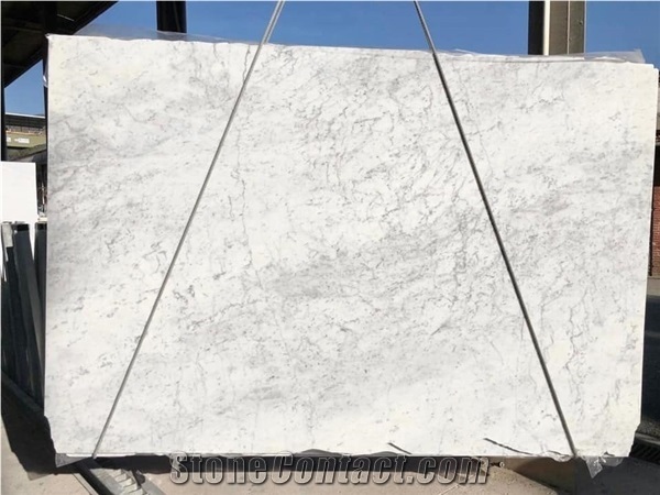 Bianco Carrara Canaloni Marble Slabs