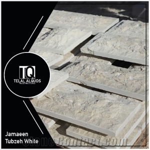 Jamaeen Tubzeh White Limestone Split Wall Stone