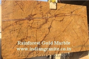 Rainforest Gold Marble Slabs