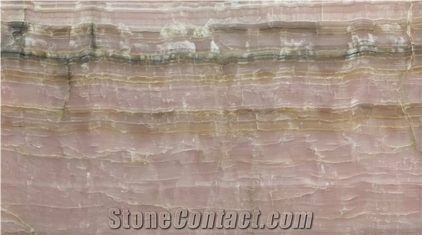 Pink Onyx Slab Stone