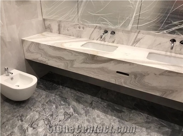 Sintered Marble Bathroom Counter Top, Vanity Tops