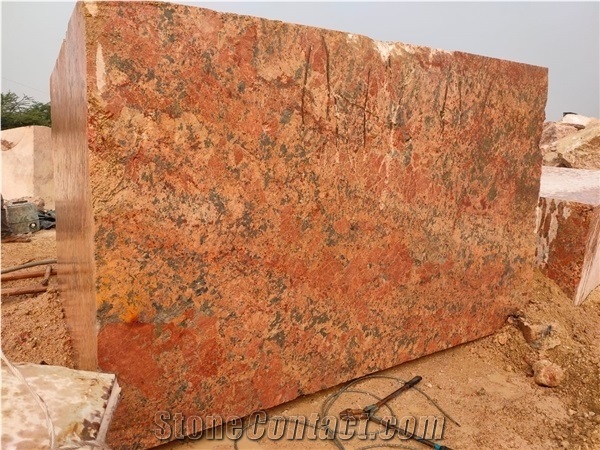 Alaska Red Granite Blocks, Volga Red Granite, Zulia Red Granite Bocks