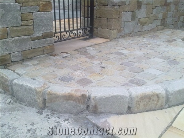 Tumbled Grey Sandstone Cobble Stone