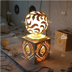 Resin Sandstone Lantern Lighting Lamp
