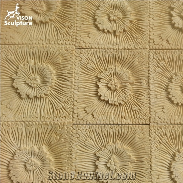 Sandstone Resin Tile Wall Panels for Decoration