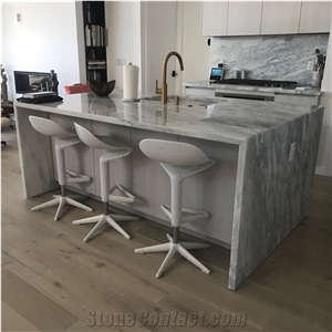 Marble Kitchen Countertop, Island Top