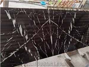 Bookmatched Nero Marquina Marble Slabs