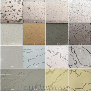Artifical Quartz Stone Carrara White Quartz Slab White Price