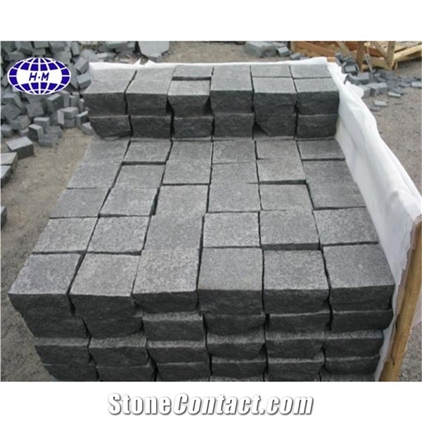 Black G684 Granite Paving Stone for Outdoor
