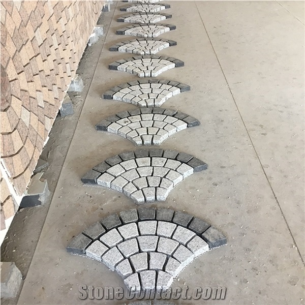 Fan Shaped Paving Pattern Paving Paver Patterns Stone