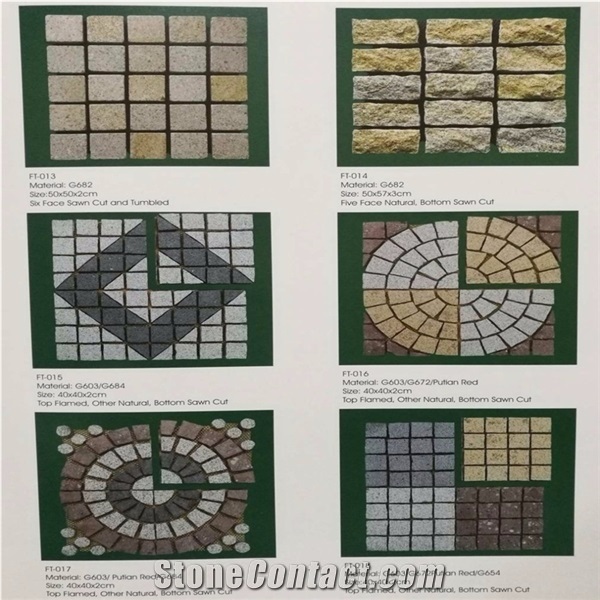 Popular Granite Paving Patterns and Designs Stone