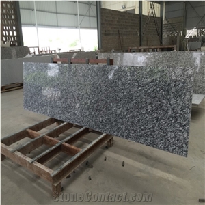 Prefabricated Countertops Spray White Granite Material