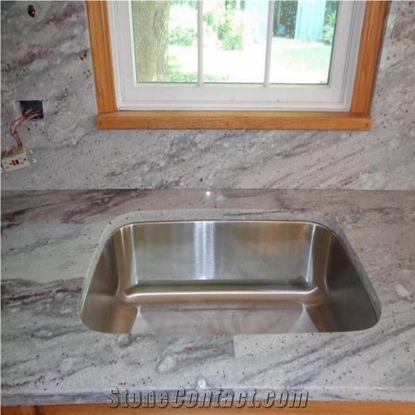 River White Granite Bathroom Vanity Top