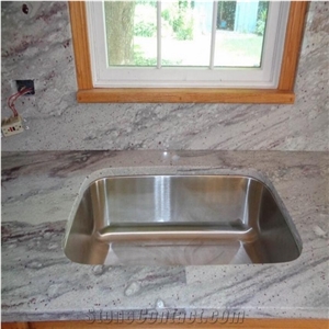 River White Granite Bathroom Vanity Top