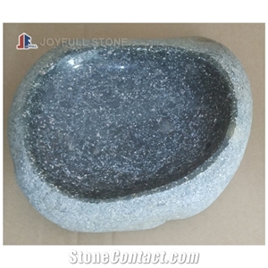 Decorative Natural River Stone Bowls Stone Trays Plates