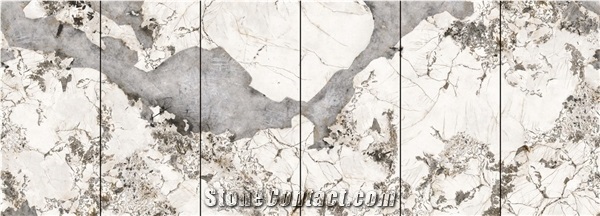 Artificial Patagonia Granite Sintered Stone Slab Kitchen Design