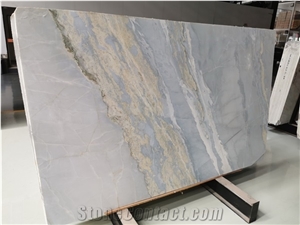 China Bvlgari Blue Marble Interior Wall Floor Tiles Polished