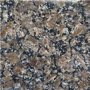 China Pearl Brown Granite Cube Stone Pavers Flamed