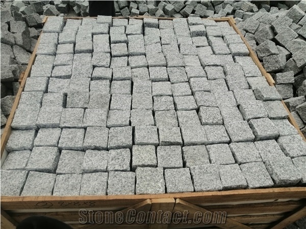 New G603 Grey Granite Cube Stone Project Garden Pavers Setts