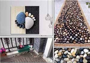 Natural River Stone Landscape Pebble & Cobble