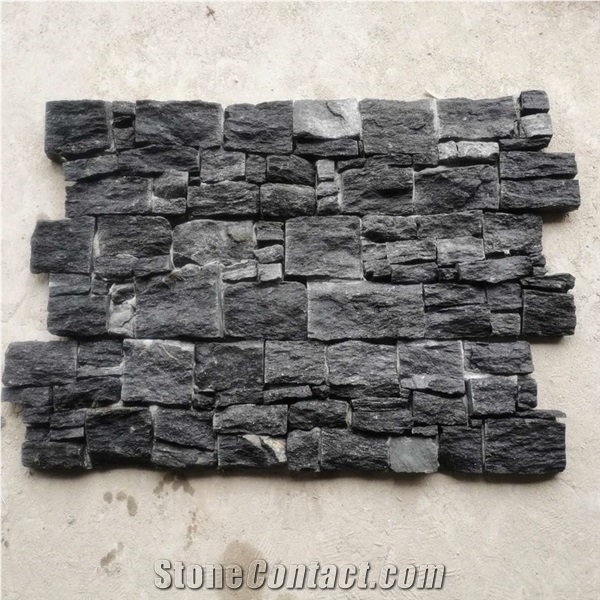 Black Slate Cultural Stone Wall Cladding Stone