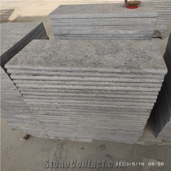 China Blue Limestone Pool Coping Tiles