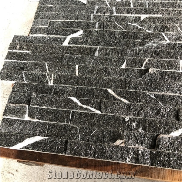 Cultured Stone Slate Panel Black/White Slates
