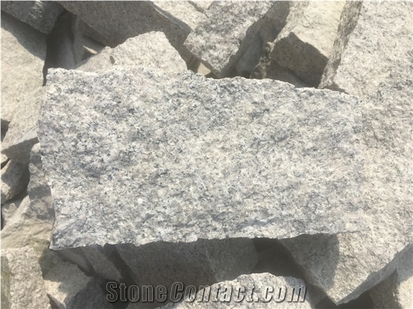 G603 Grey Granite Natural Split Cube Stone Paving Setts