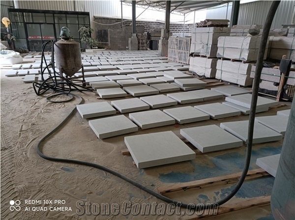 New Cindy Grey Marble Tiles Sandblasted-Own Quarry