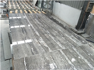 Polished Galaxy Grey Wooden Marble Slab Tiles on Sale