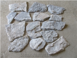 101#Limestone,Fieldstone,Split Face Loose Stone