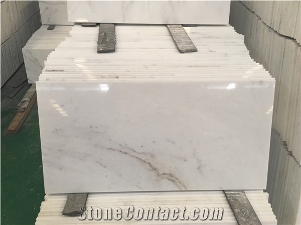 Arabescato Venato White,Chinese Marble with Brown Veins