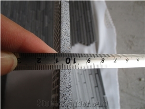 Linear Strips,Chinese Andesite Mosaic,Black Decoration