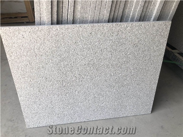 New Pearl White Granite Flamed Tiles