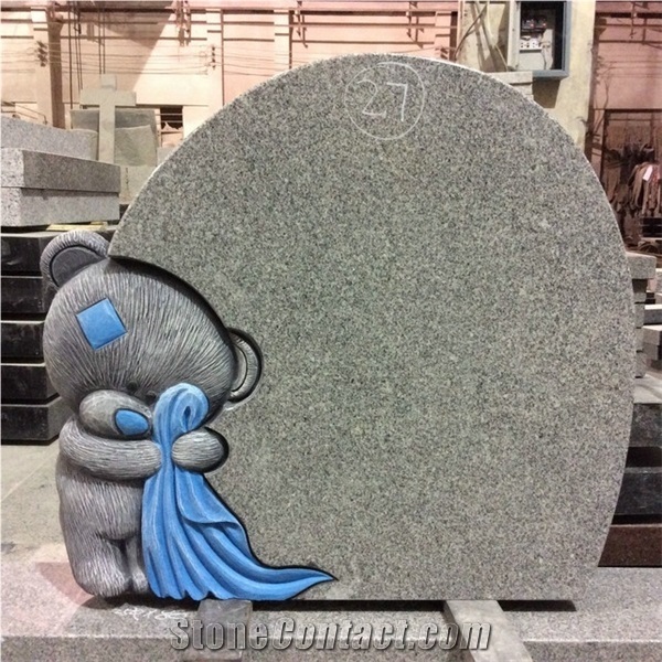 Bear G603 Granite Tombstone/Monument/Headstone