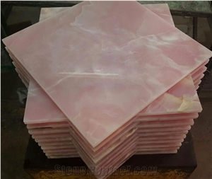 Pink Onyx Tiles & Slabs