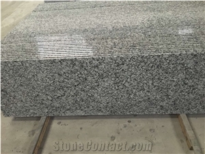 China G377 Spray White Sea Wave Granite Slabs for Countertop