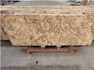 Giallo Solaris Granite Slabs for Countertops Design
