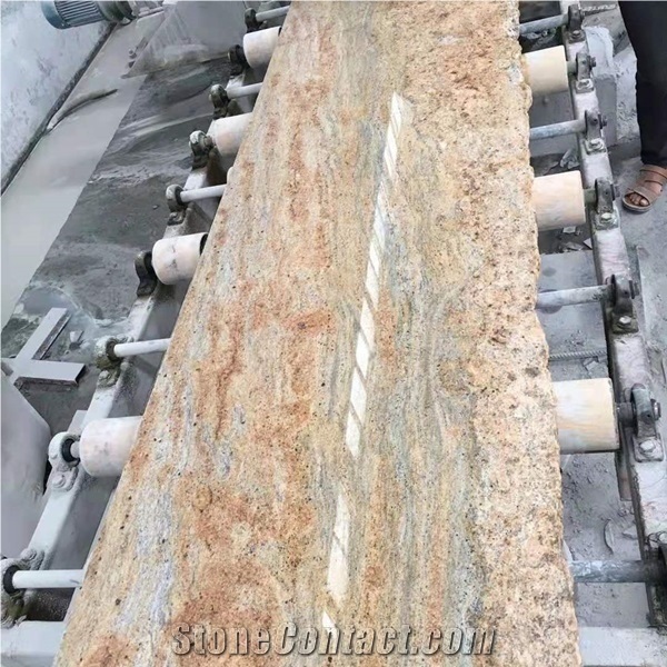 Kashmir Gold Granite Countertop Slabs