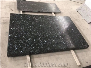 Leathered Surface Emerald Pearl Granite Countertops