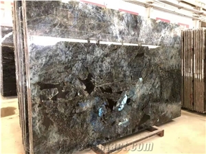 Lemurian Labradorite Blue Granite Walling Flooring Slabs