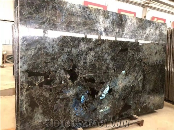 Lemurian Labradorite Blue Granite Walling Flooring Slabs
