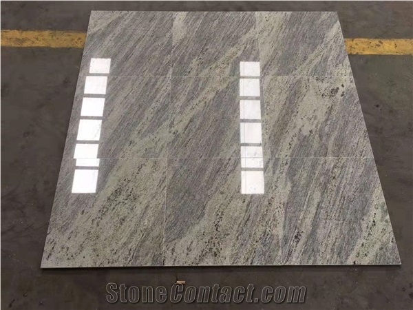 Polished Kashmir White Granite Flooring Tiles