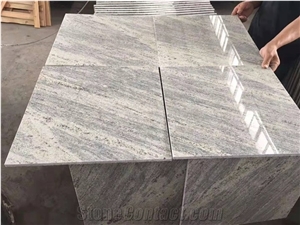 Polished Kashmir White Granite Flooring Tiles